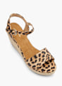 TOM TAILOR Sandale z visoko peto Rjava 134203 2