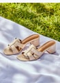 Graceland Ciabatta aperta dietro Beige 135022 7