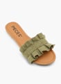 PIECES Flache Pantolette Olive 138349 2