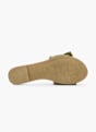 PIECES Flache Pantolette Olive 138349 4