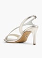 Tamaris Sandale z visoko peto Srebrna 138977 3