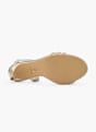 Tamaris Sandale z visoko peto Srebrna 138977 4