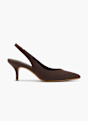 Graceland Slingback salonke Smeđa 140637 1