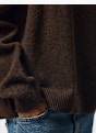 PIECES Strickpullover Braun 145628 5