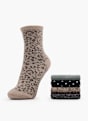 PIECES Socken Braun 147461 1