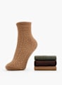 PIECES Socken Braun 147463 1