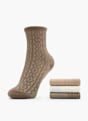 PIECES Socken Braun 147464 1