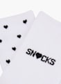 SNOCKS Socken Weiß 148960 3