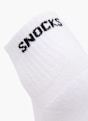 SNOCKS Sneaker-Socken Weiß 148964 3