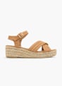 Claudia Ghizzani Sandale cu toc Camel 151076 1