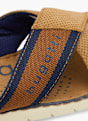 bugatti Flache Pantolette Cognac 159234 5
