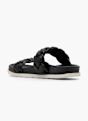 CAFE MODA Flache Pantolette Schwarz 165236 3