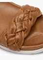 CAFE MODA Flache Pantolette Braun 165237 5