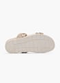 CAFE MODA Flache Pantolette Beige 165238 4