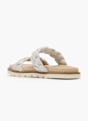 CAFE MODA Flache Pantolette Weiß 165239 3