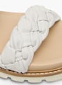CAFE MODA Flache Pantolette Weiß 165239 5