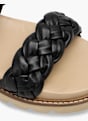 CAFE MODA Flache Pantolette Schwarz 165240 5