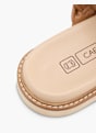 CAFE MODA Flache Pantolette Beige 165242 6