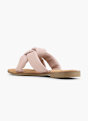 CAFE MODA Flache Pantolette Pink 165243 3