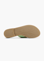 CAFE MODA Flache Pantolette Grün 165244 4