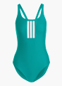 adidas 3-Streifen V-Back Badeanzug Grün 168863 1