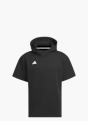 adidas Dugout Short Sleeve Hoodie – Genderneutral Schwarz 156231 1