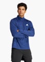 adidas Train Essentials Training 1/4-Zip Longsleeve Blau 141301 2