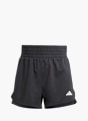 adidas Pacer Training 3-Streifen Woven High-Rise Shorts Schwarz 132123 1
