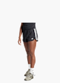 adidas Pacer Training 3-Streifen Woven High-Rise Shorts Schwarz 132123 2