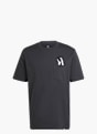 adidas Lounge Slides Graphic Pocket T-Shirt Schwarz 132193 1