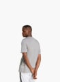 adidas Lounge Slides Graphic Pocket T-Shirt Grau 132194 3