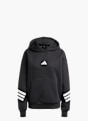 adidas Future Icons 3-Streifen Hoodie Schwarz 132448 1