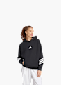 adidas Future Icons 3-Streifen Hoodie Schwarz 132448 2