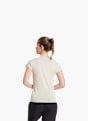 adidas AEROREADY Train Essentials Minimal Branding V-Neck T-Shirt Beige 133701 3