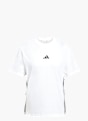 adidas Essentials 3-Streifen Cotton T-Shirt Weiß 142761 1