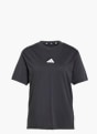 adidas Essentials 3-Streifen Cotton T-Shirt Schwarz 132593 1