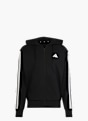 adidas Essentials 3-Streifen French Terry Kapuzenjacke Schwarz 132451 1