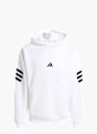 adidas Future Icons 3-Streifen Hoodie Weiß 142433 1