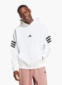 adidas Future Icons 3-Streifen Hoodie Weiß 142433 2