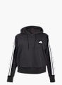 adidas Essentials 3-Streifen French Terry Quarter-Zip Hoodie – Große Größen Schwarz 156467 1