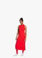 adidas Essentials 3-Streifen Long Racerback Kleid Rot 132588 2