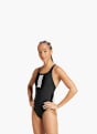 adidas 3-Streifen V-Back Badeanzug Schwarz 132529 2