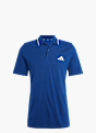 adidas Essentials 3-Streifen Piqué Poloshirt Blau 142645 1