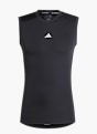 adidas TECHFIT Compression Training Sleeveless T-Shirt Schwarz 168877 1