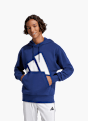 adidas Essentials Big Logo French Terry Hoodie Blau 142651 2