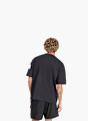 adidas Essentials Loose Fit 3 Bar Logo T-Shirt Schwarz 132300 3