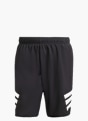 adidas 3-Streifen 8-Inch Badeshorts Schwarz 132544 1