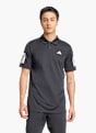 adidas Club Tennis 3-Streifen Poloshirt Schwarz 142695 2