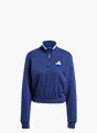 adidas Essentials Color Pop French Terry Crop Quarter-Zip Originals Jacke Blau 132675 1