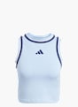 adidas Essentials Color-Pop Cotton Crop-Top Blau 132679 1